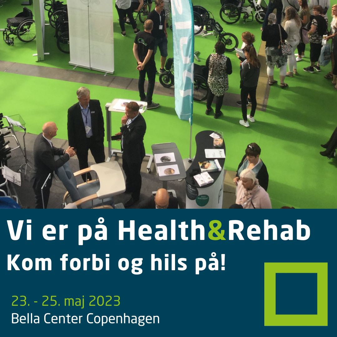 Så er forberedelserne til Health & Rehab messen i fuld gang